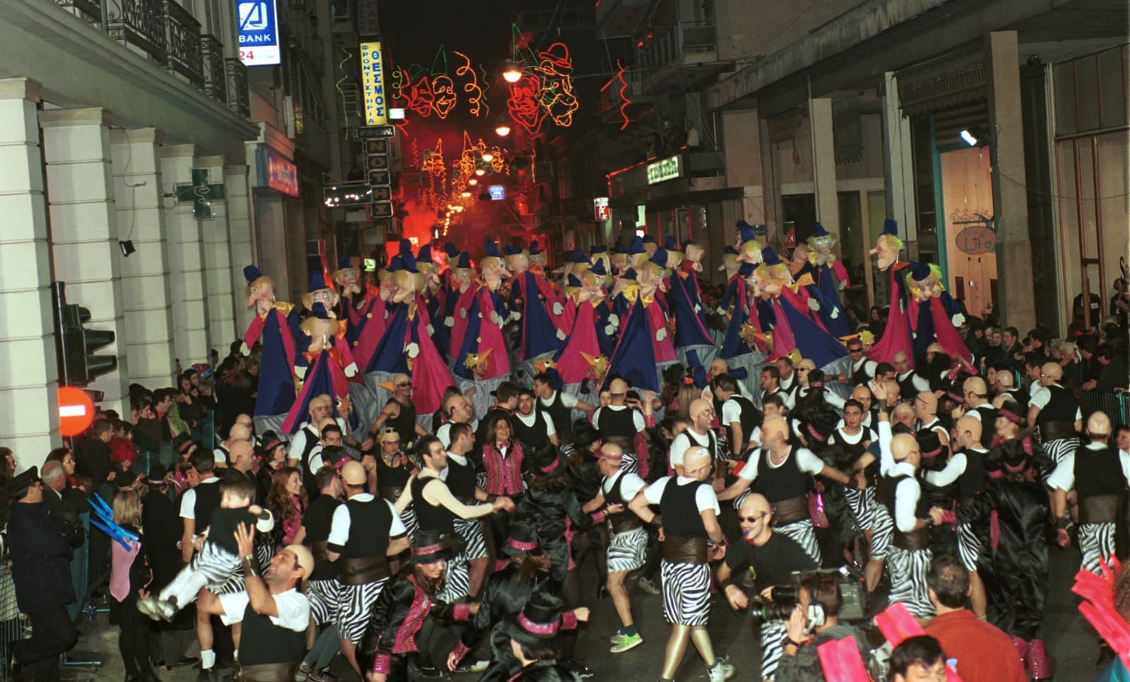 The night parade of the Patras Carnival