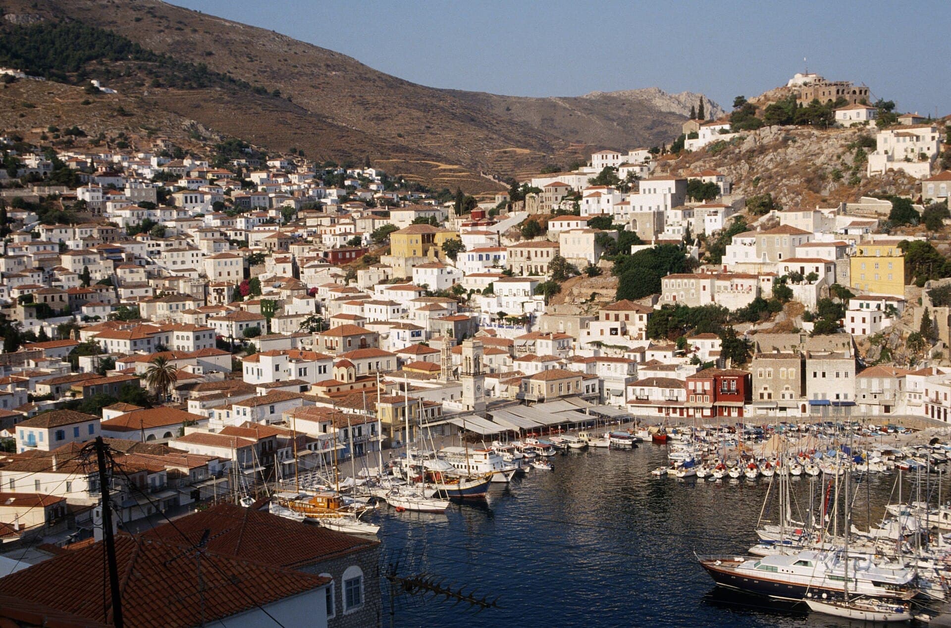 The harbour town of Hydra