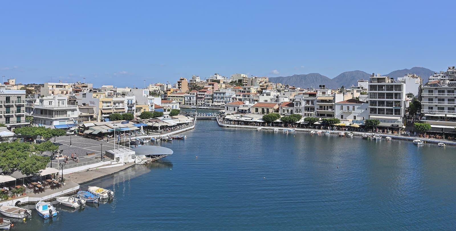 Lake Voulismeni in Agios Nikolaos, Crete