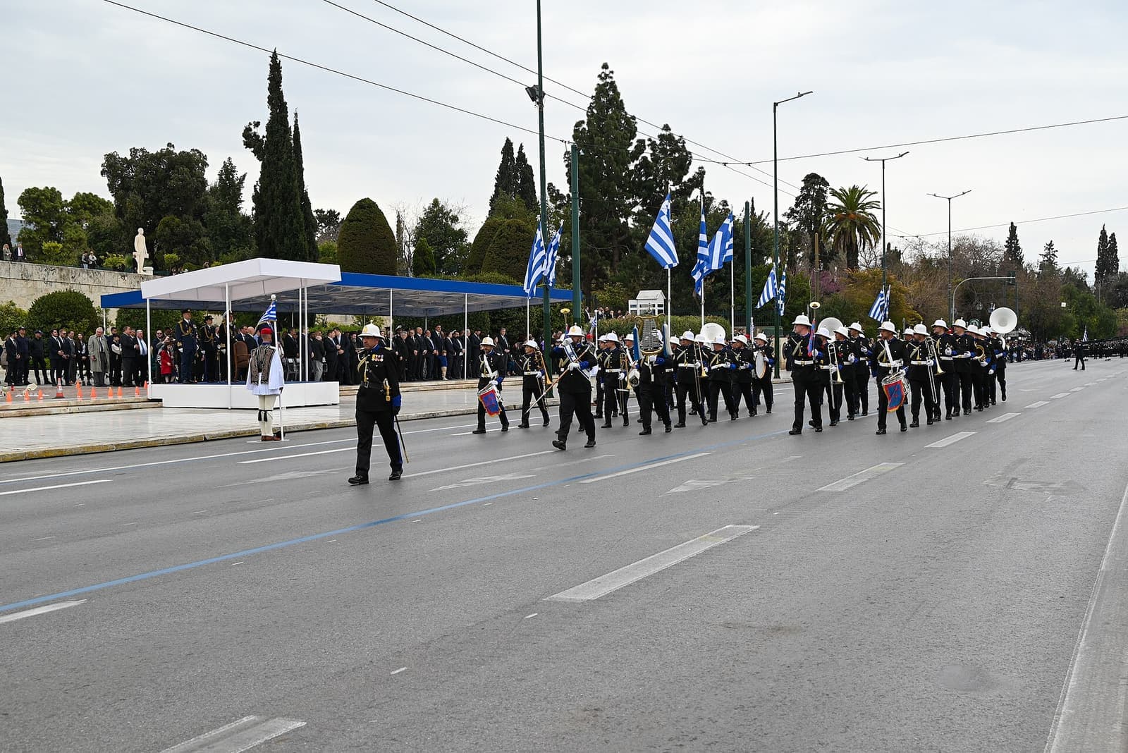 Η παρέλαση της 25ης Μαρτίου στη λεωφόρο Βασιλίσσης Σοφίας στην Αθήνα